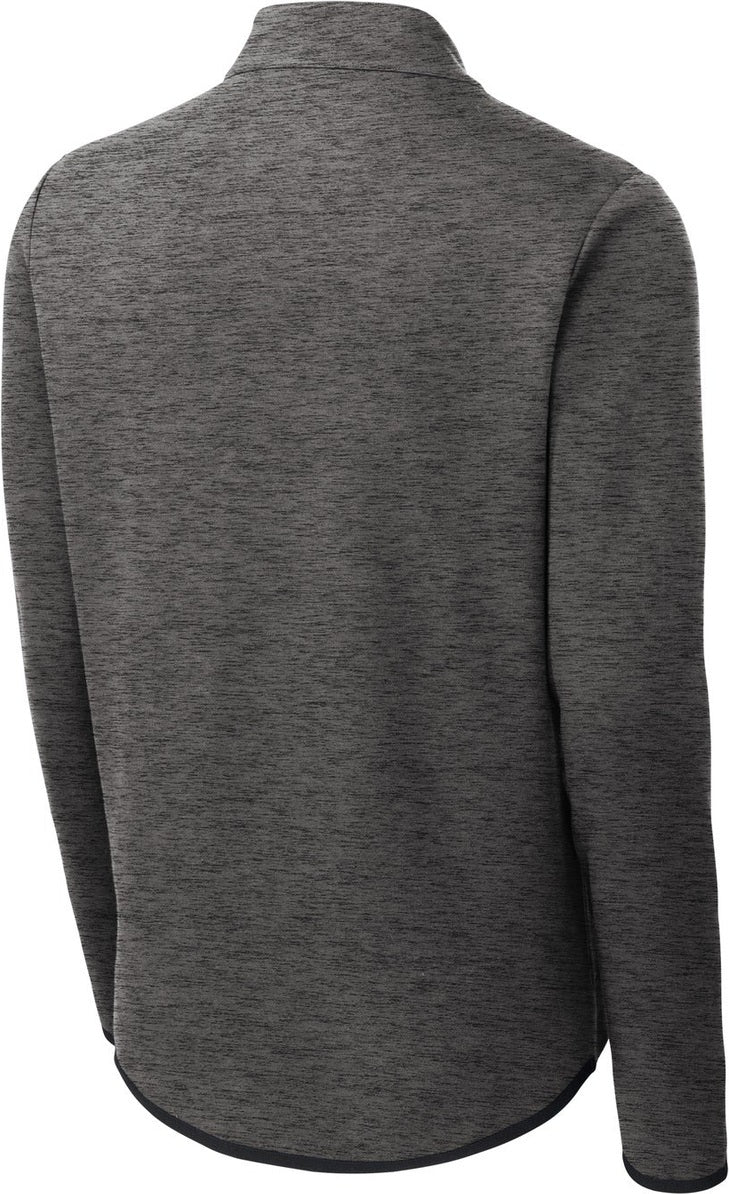 Front View of Dark Grey Hthr Sport-Tek Triumph 1/4-Zip Pullover ST281