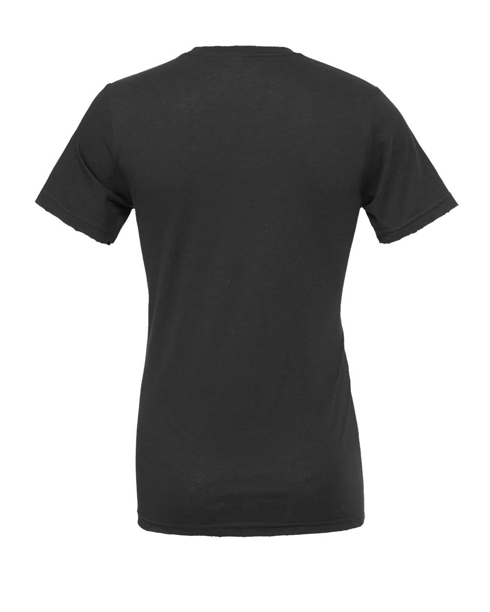 Front View of Dark Grey Jersey Tee - 3001