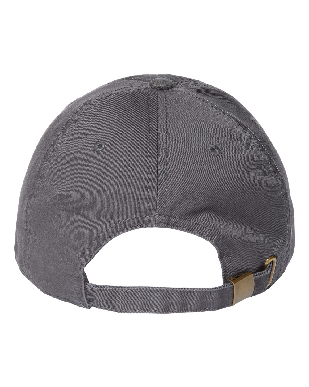 Front View of Dark Grey Sustainable Dad Hat - FRASER