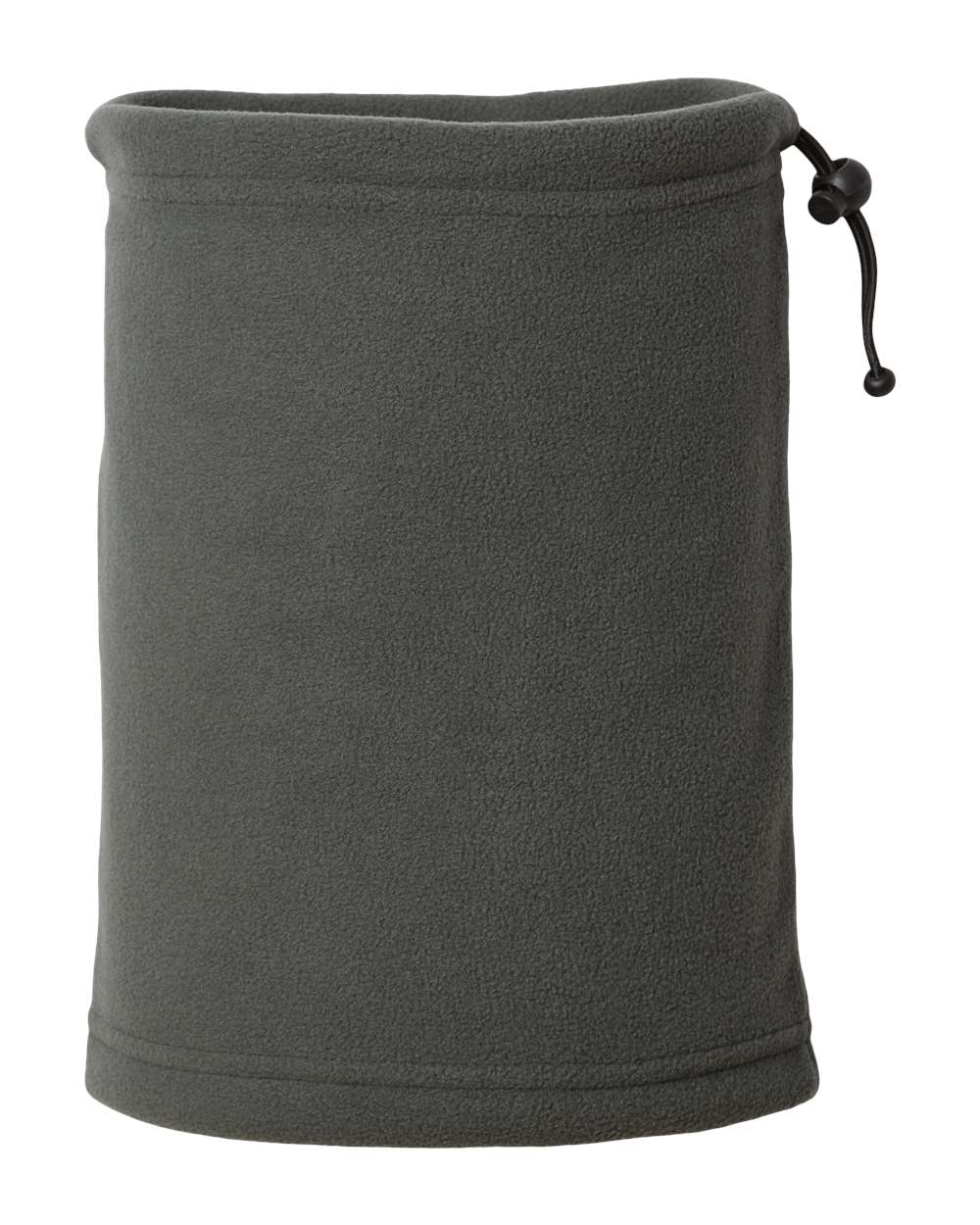 Front View of Dark Grey Sustainable Neck Warmer - HOTTY