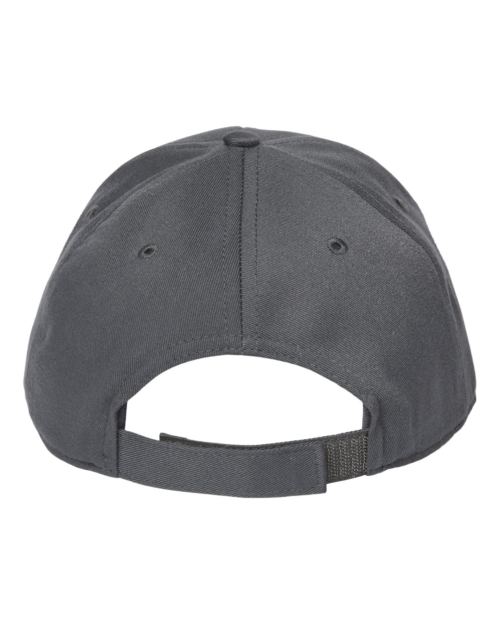 Front View of Dark Grey Sustainable Structured Cap - JOSHUA