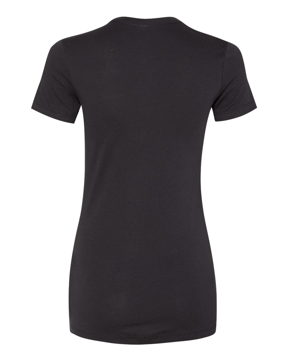 Front View of Dark Grey Women's Slim Fit Tee - 6004