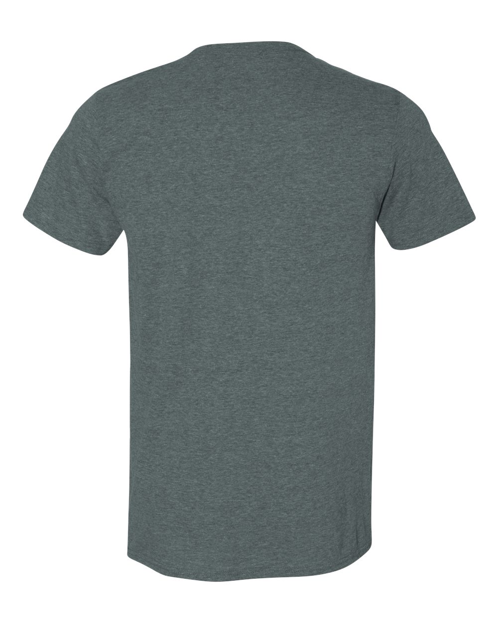 Front View of Dark Heather Softstyle® T-Shirt - 64000