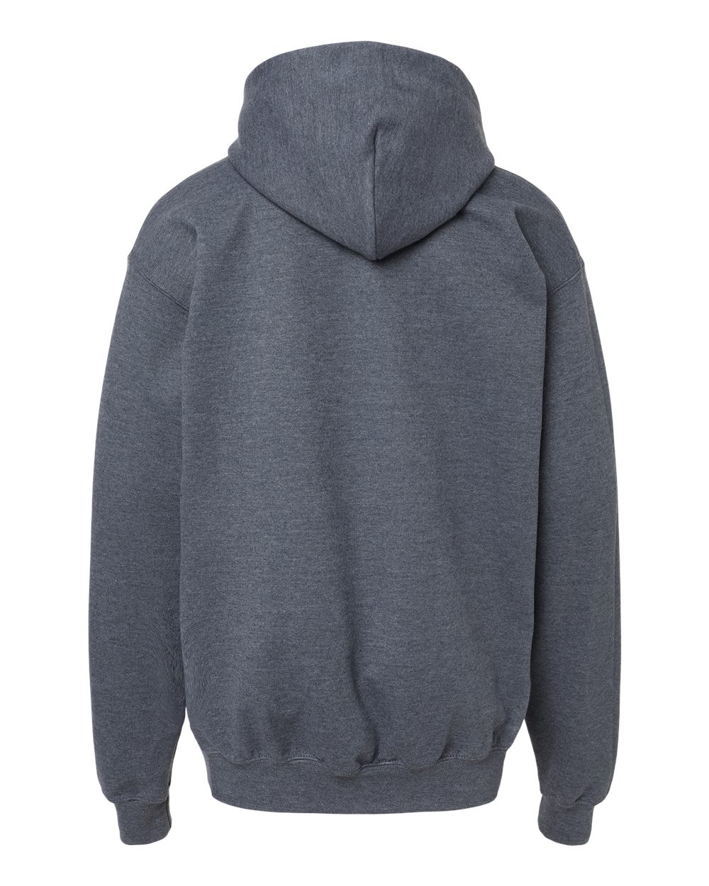 Front View of Dark Heather Softstyle® Youth Midweight Hooded Sweatshirt - SF500B