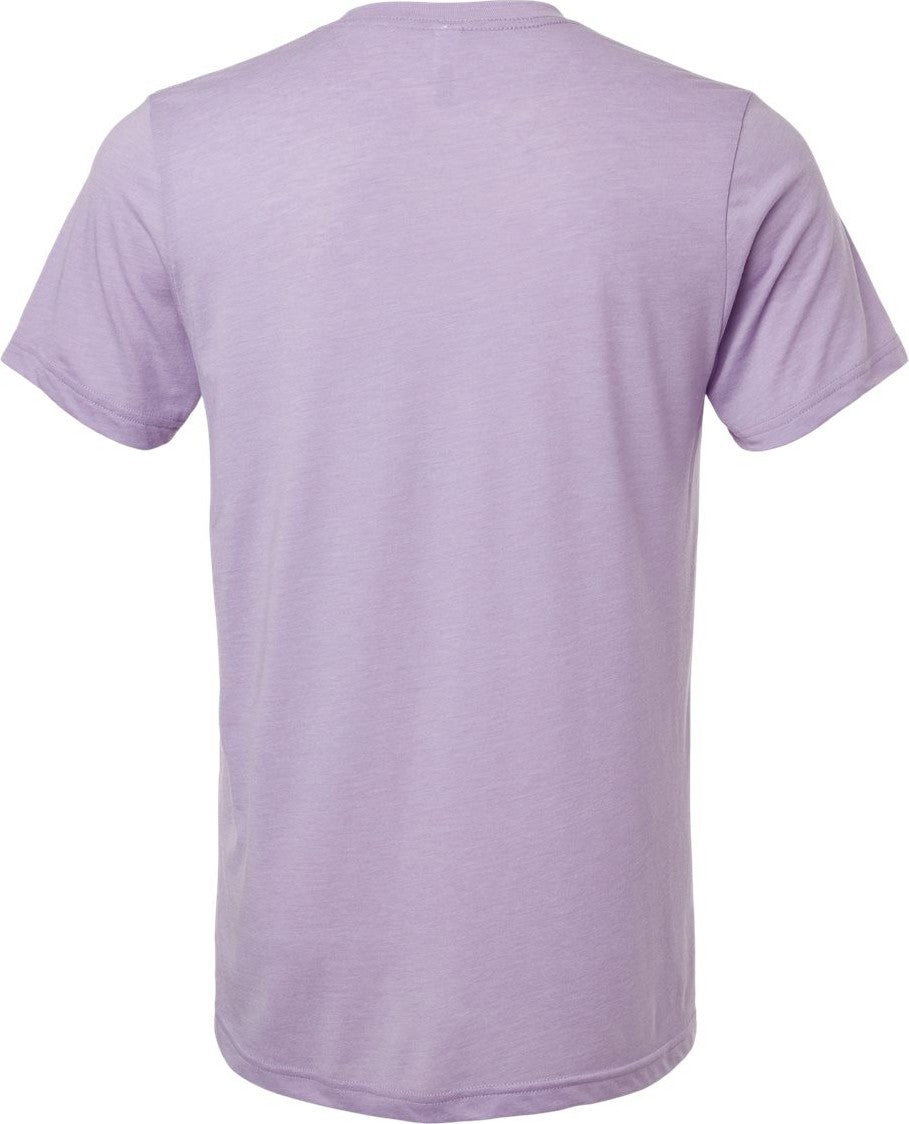 Front View of Dark Lavender Triblend Triblend Tee - 3413