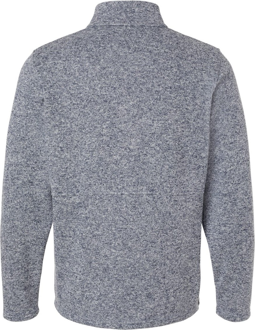 Front View of Dark Mountain Heather Alto Pass™ Fleece Full-Zip Jacket - 209574