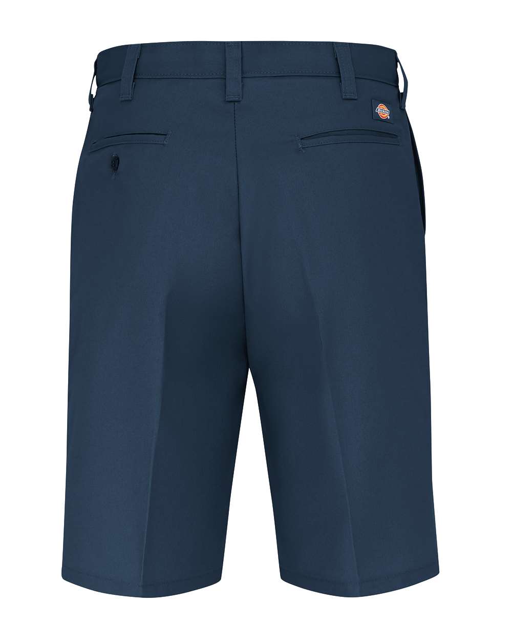 Front View of Dark Navy 11" Industrial Flat Front Shorts - Odd Sizes - LR30ODD