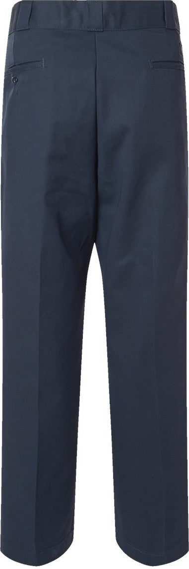 Front View of Dark Navy - 36I Industrial 874® Work Pants - P874