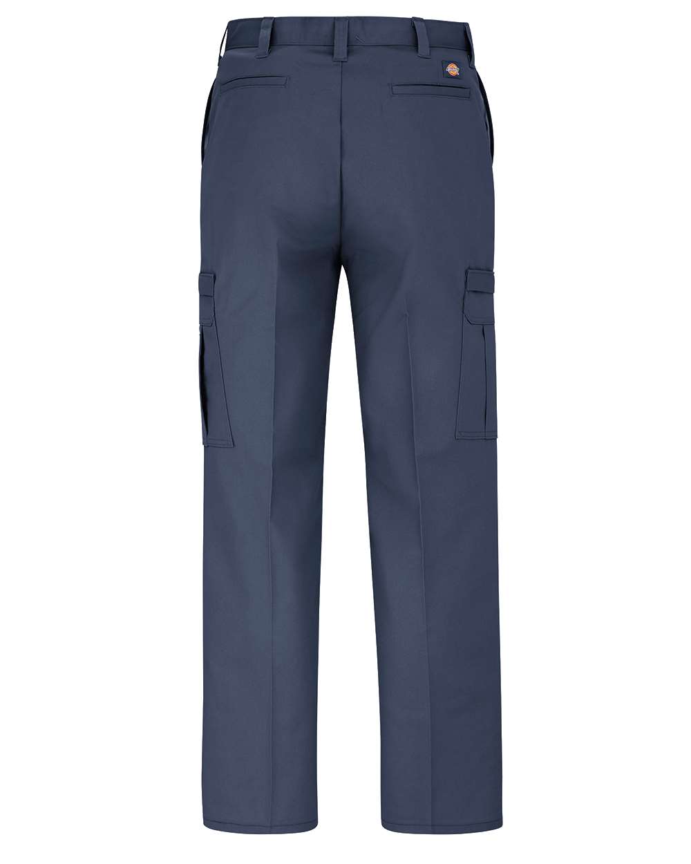 Front View of Dark Navy - 37 Unhemmed Premium Industrial Cargo Pants - LP72