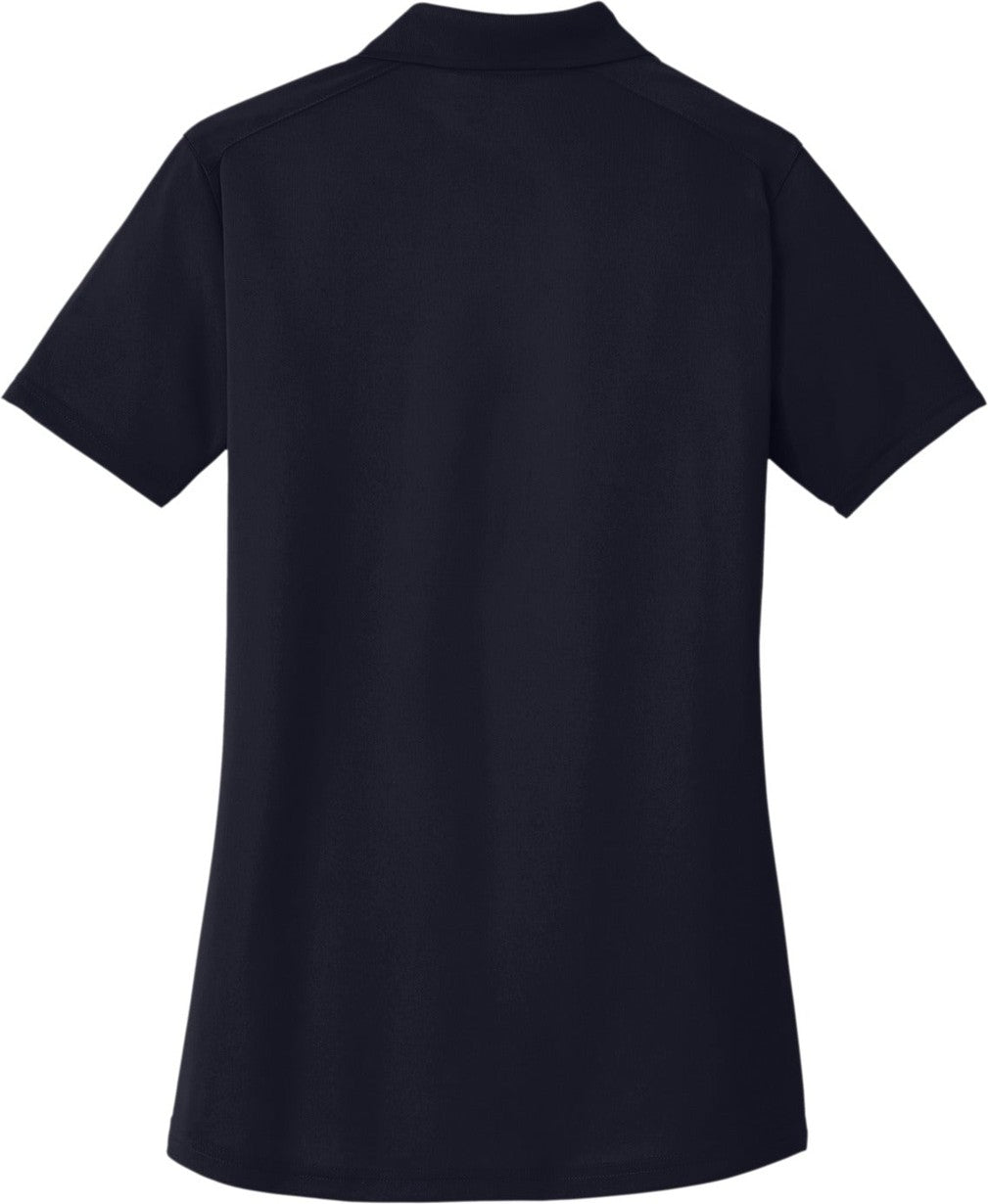 Front View of Dark Navy CornerStone Women's Select Lightweight Snag-Proof Polo. CS419