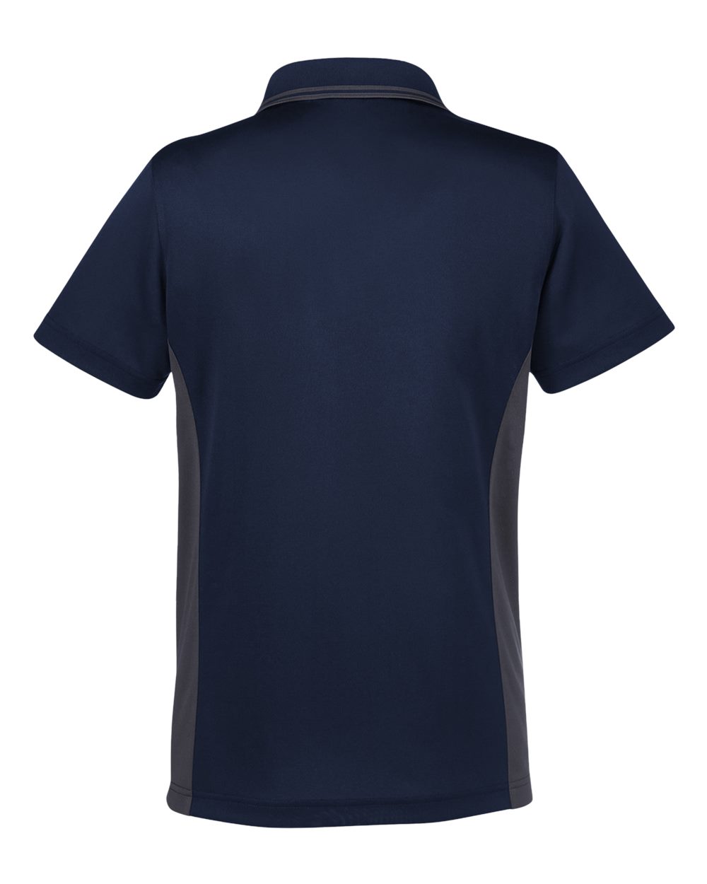 Front View of Dark Navy/ Dark Charcoal Women's Flash Snag Protection Plus IL Colorblock Polo - M386W