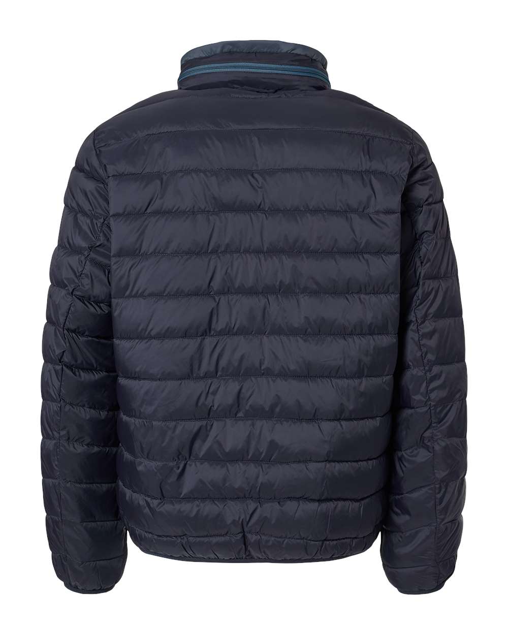 Rear View of Dark Navy PillowPac Puffer Jacket - 211136