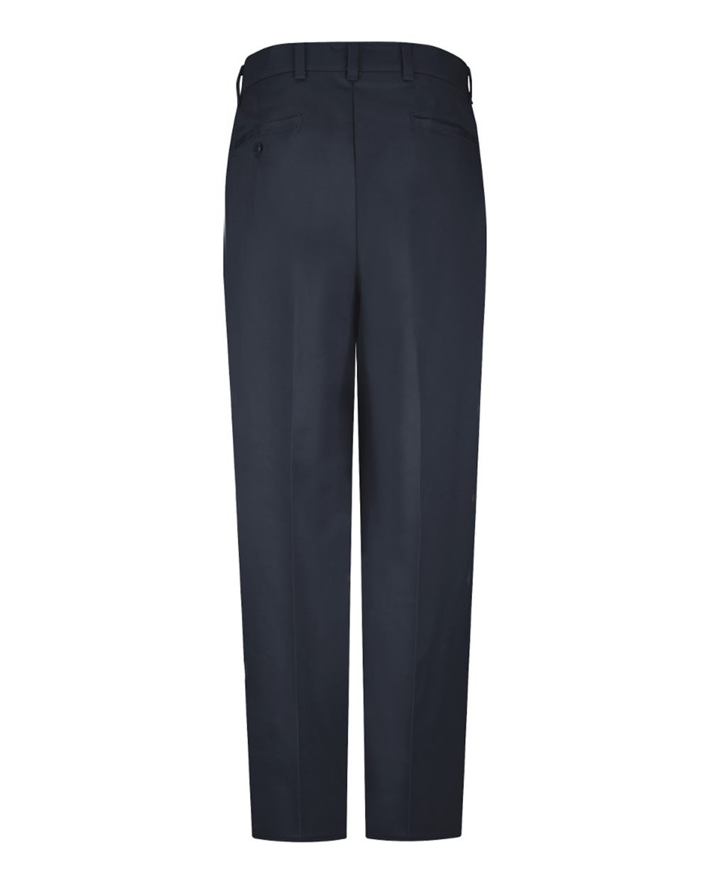 Dark Navy - Unhemmed Wrinkle-Resistant Cotton Work Pants - PC20