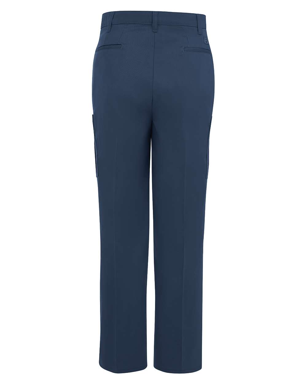 Front View of Dark Navy Women's Cotton Cargo Pants - FW39