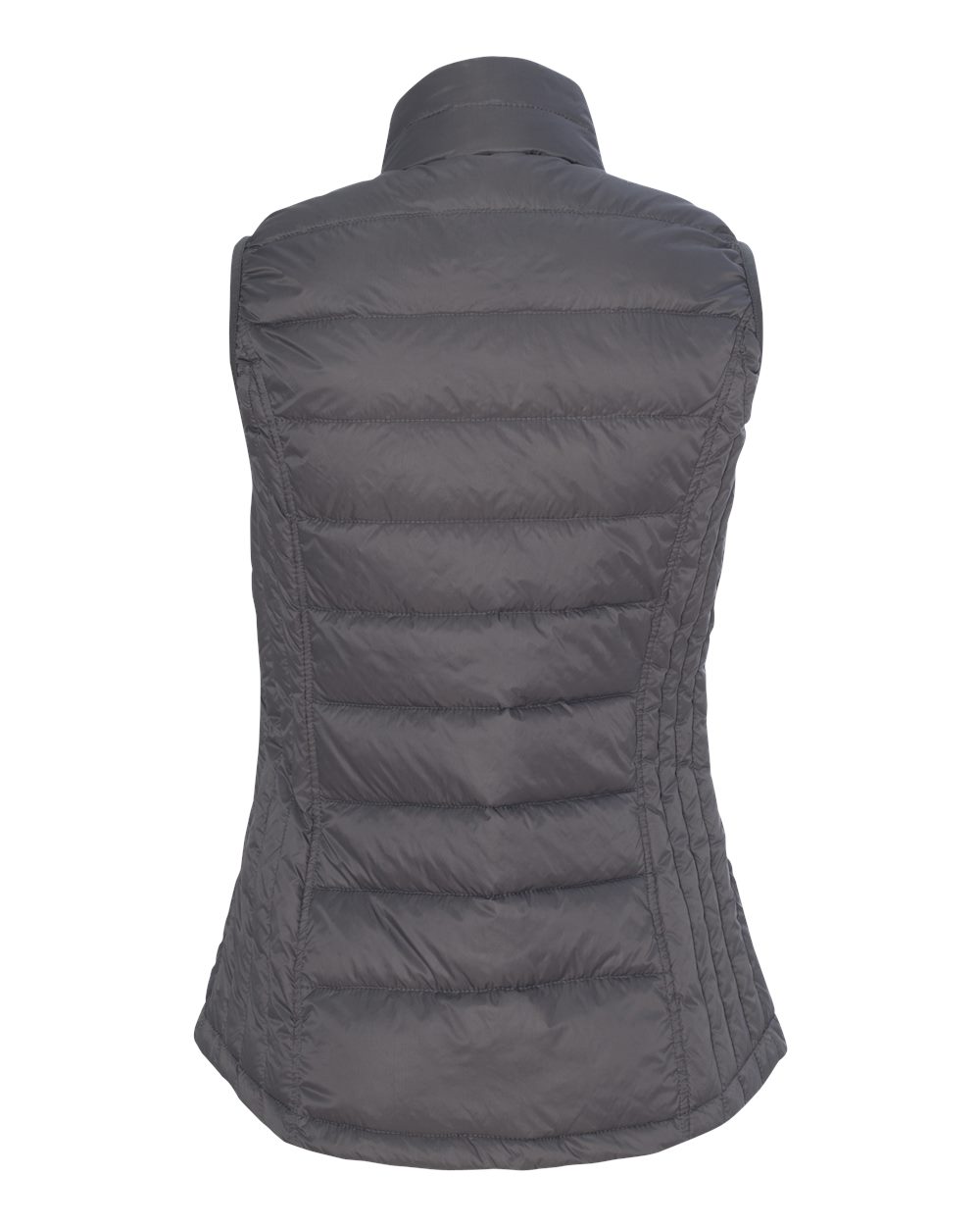 Rear View of Dark Pewter Women&#39;s 32 Degrees Packable Down Vest - 16700W