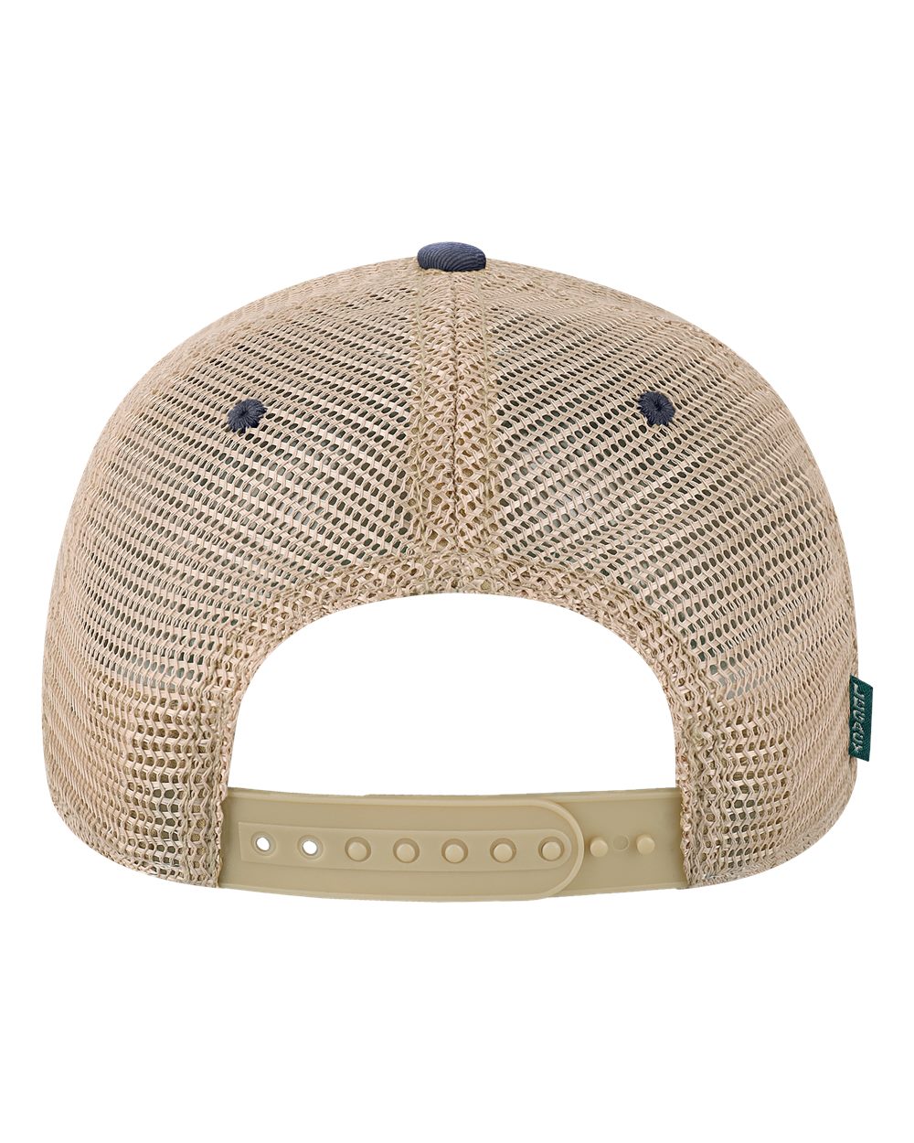 Front View of Dark Tan/ Navy Old Favorite Trucker Cap - OFA