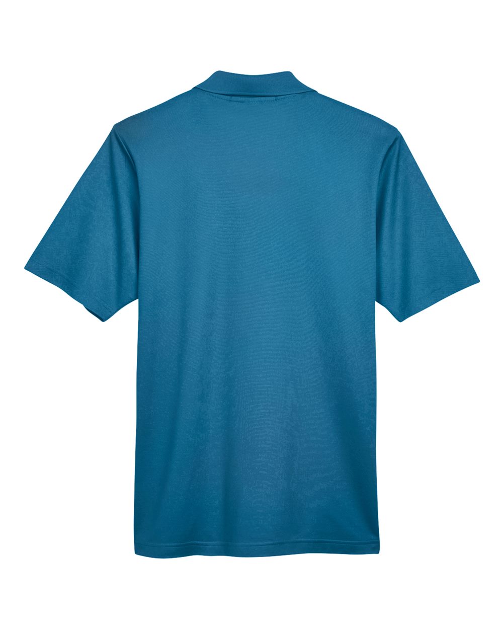 Front View of Dark Teal Men's CrownLux Performance® Plaited Polo - DG20