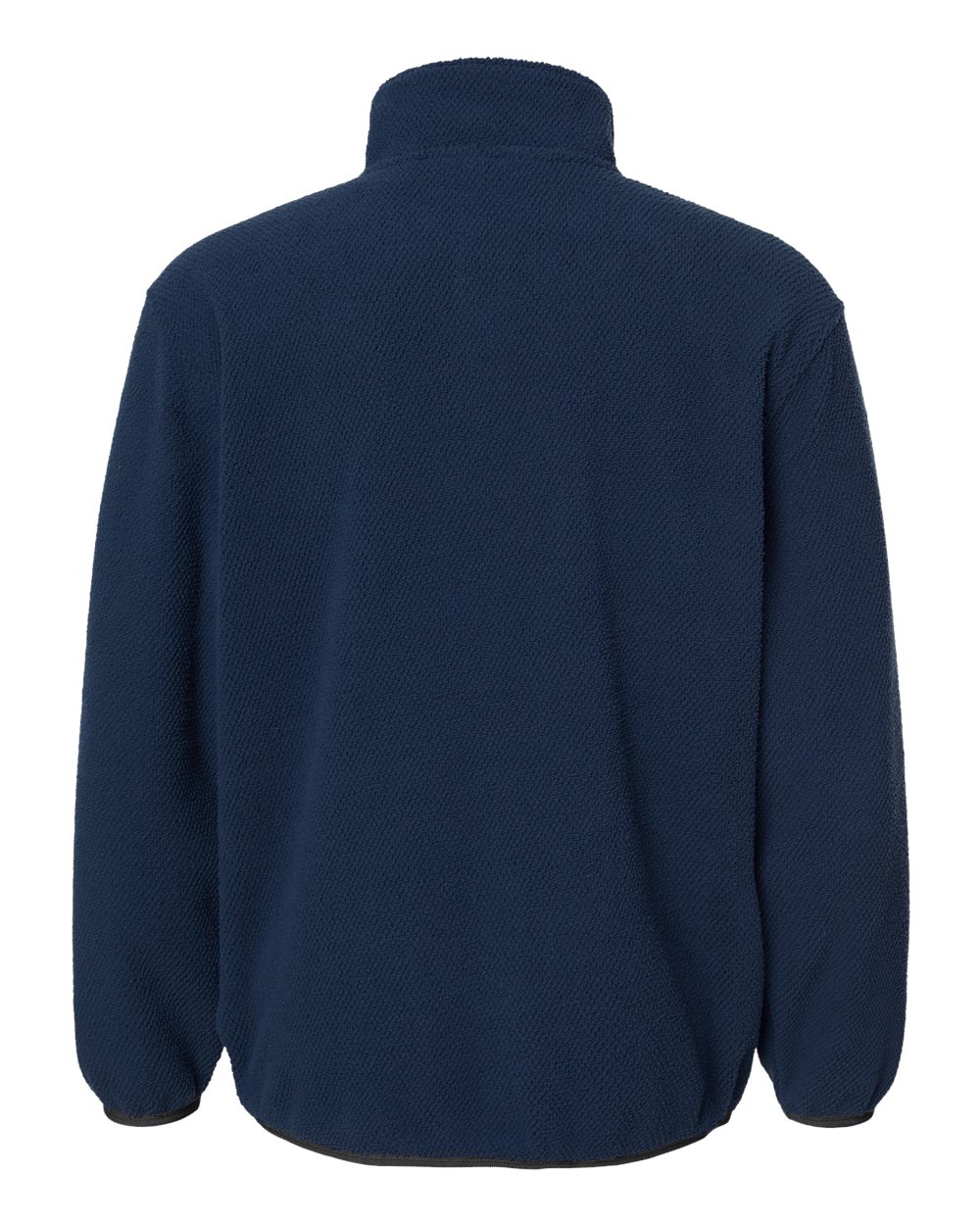 Rear View of Deep Blue Brooks Sherpa Mountain Fleece - 7355 plain