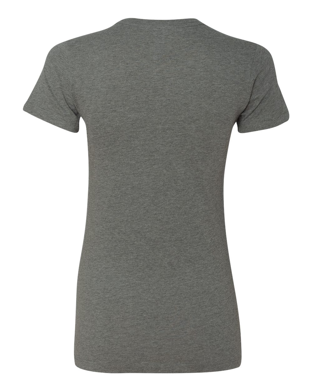 Rear View of Deep Heather Women&#39;s Slim Fit Tee - 6004