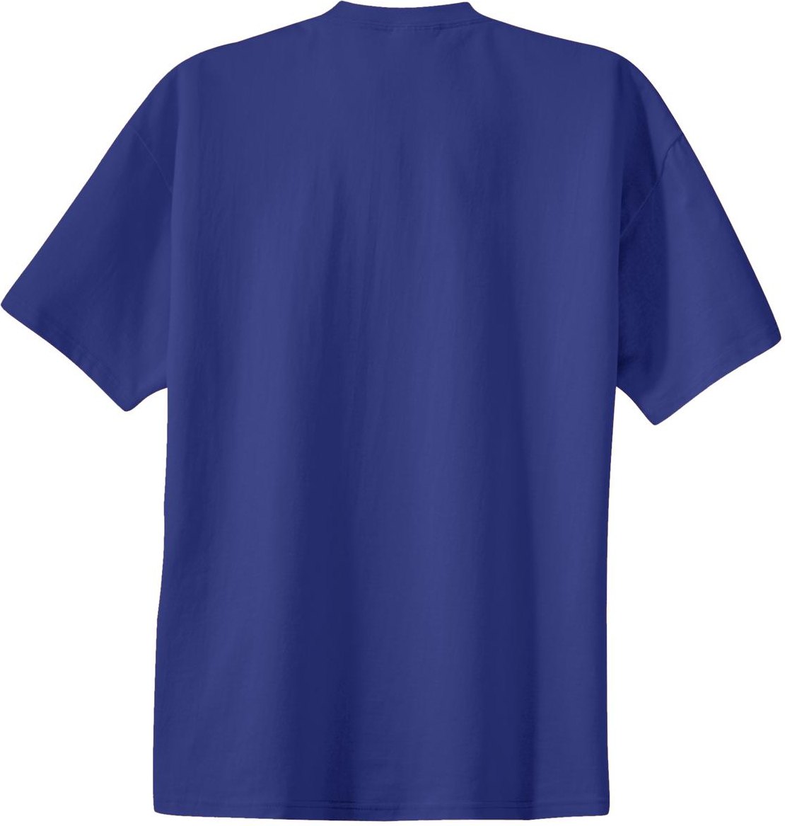 Front View of Deep Marine Port & Co Essential Tee. PC61