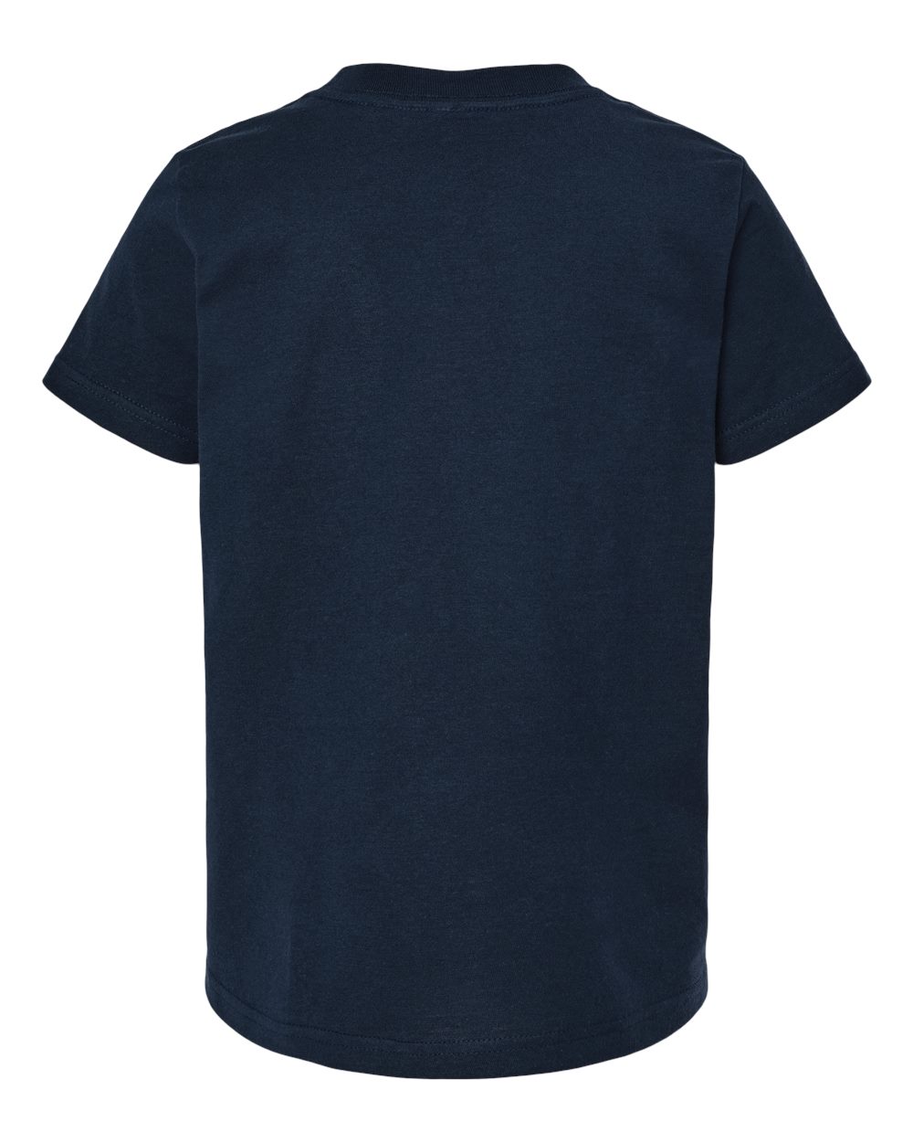 Front View of Deep Navy Youth ACE Cotton T-Shirt - 4300Y plain