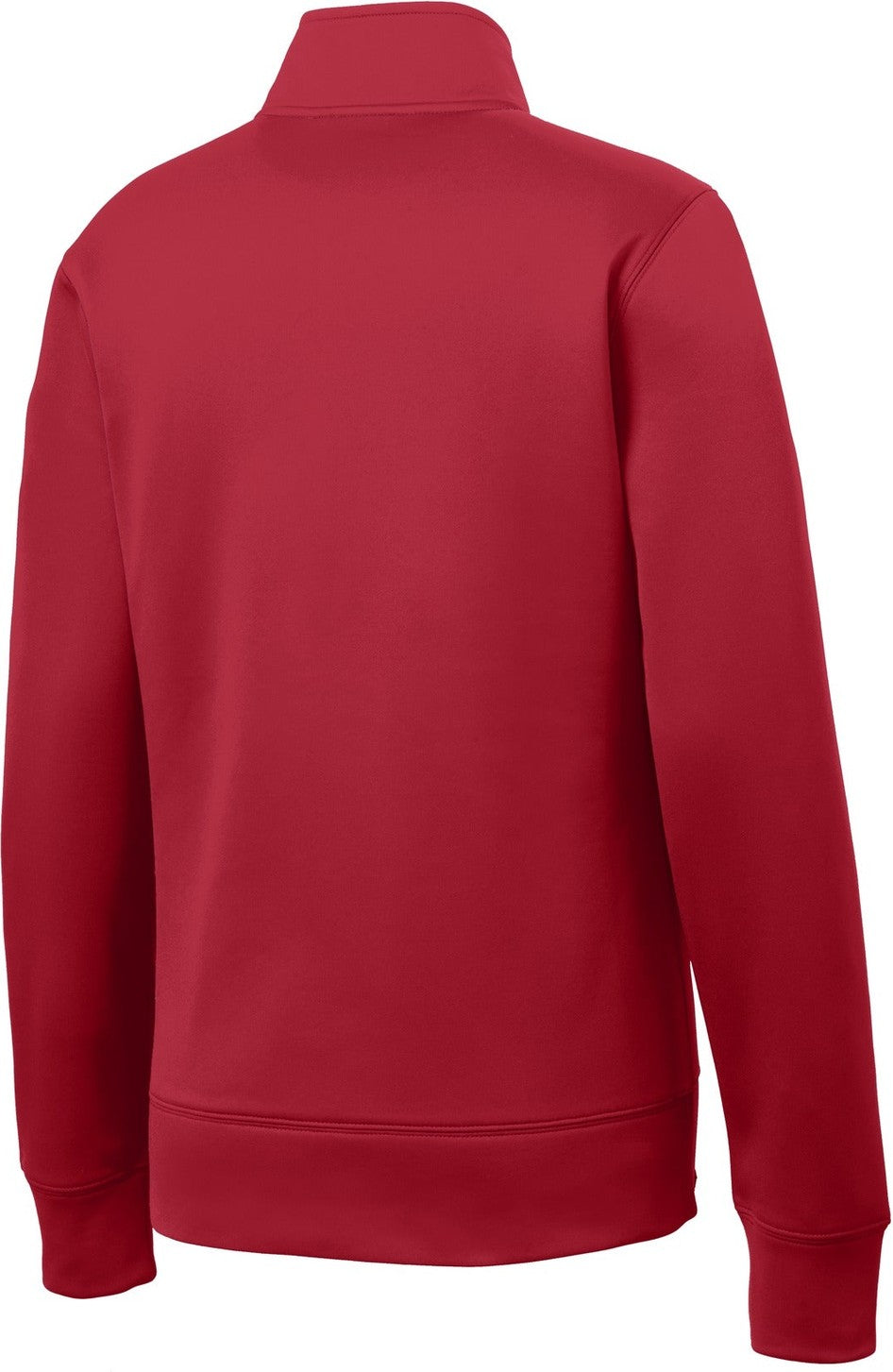 Deep Red Sport-Tek Women's Sport-Wick Fleece Full-Zip Jacket. LST241