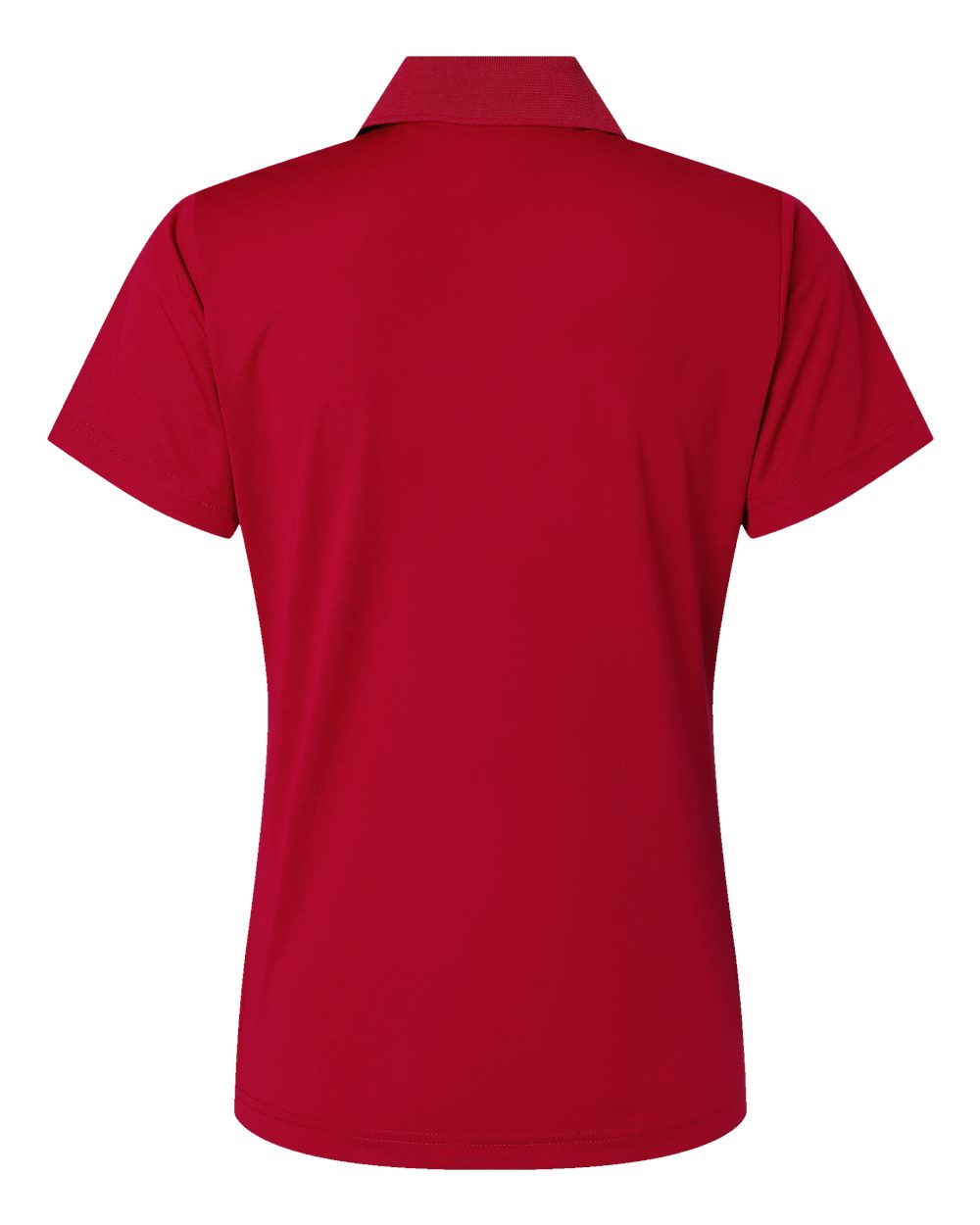 Front View of Deep Red Women's Sebring Performance Polo - 504