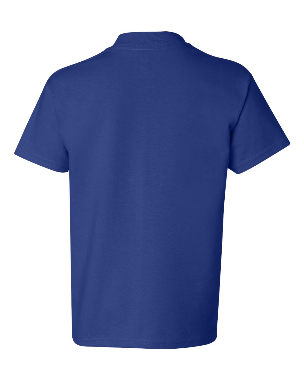 Rear View of Deep Royal Authentic Youth T-Shirt - 5450