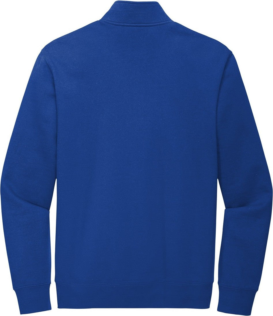 Rear View of Deep Royal District V.I.T. Fleece 1/4-Zip DT6106