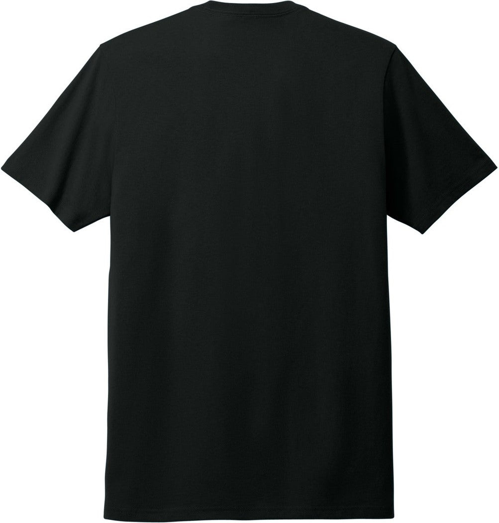 Rear View of DeepBlack Allmade Unisex Heavyweight Recycled Cotton Tee AL3000