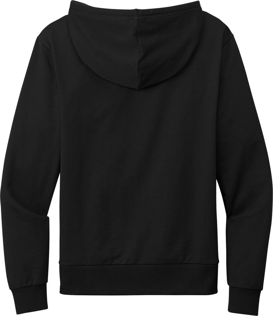 Rear View of DeepBlack Allmade Unisex Organic French Terry Pullover Hoodie AL4000