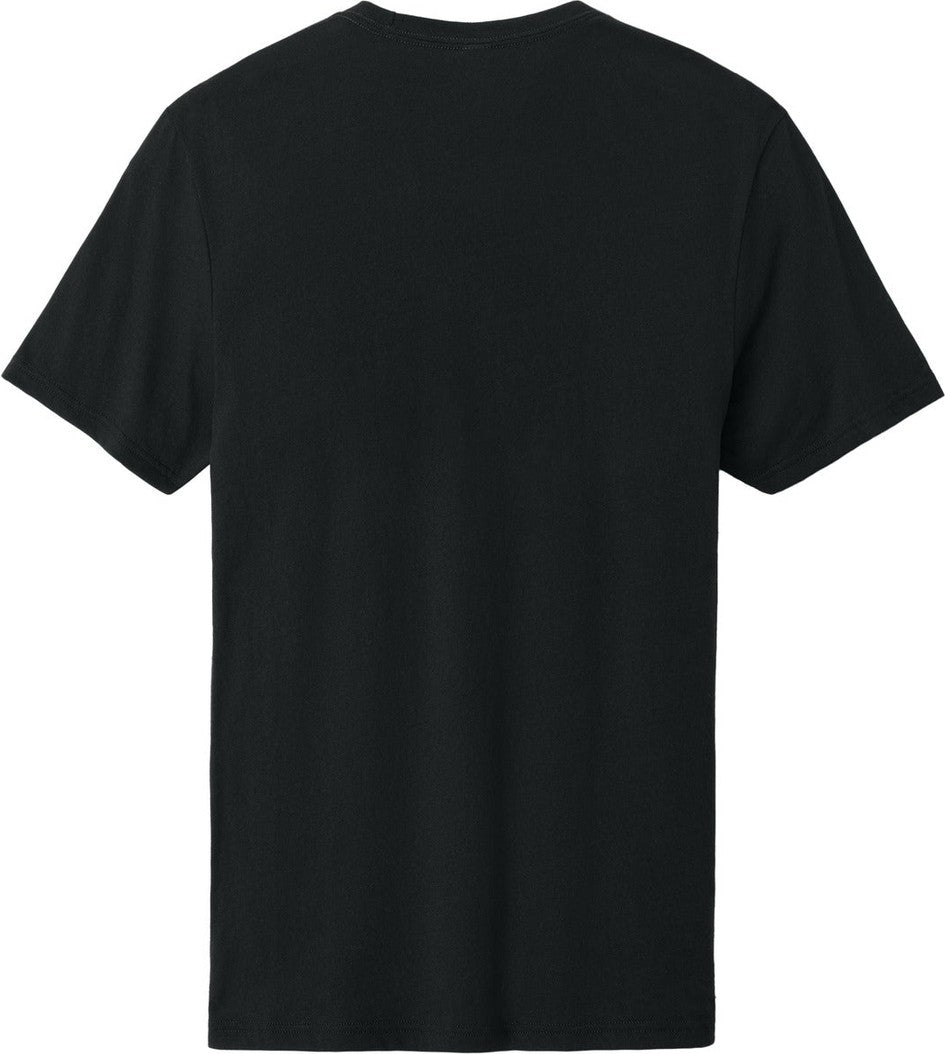 Front View of DeepBlack Allmade Unisex Recycled Blend Tee AL2300