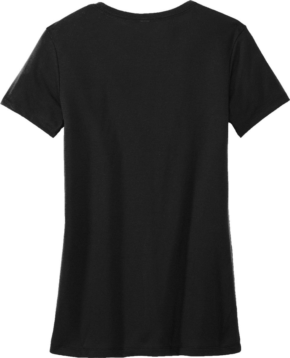 Front View of DeepBlack Allmade Women's Tri-Blend Tee AL2008