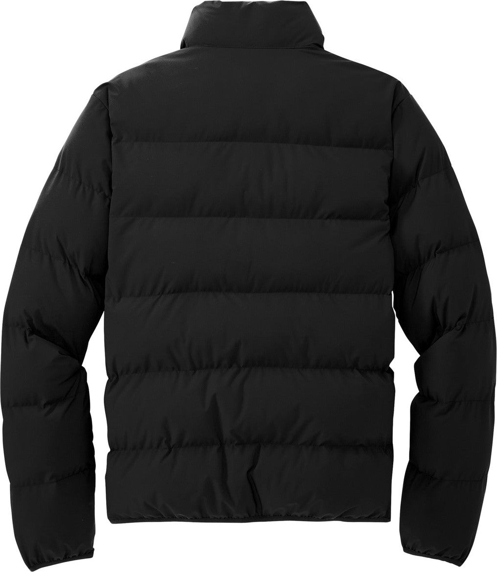 Front View of DeepBlack Mercer+Mettle Puffy Jacket MM7210