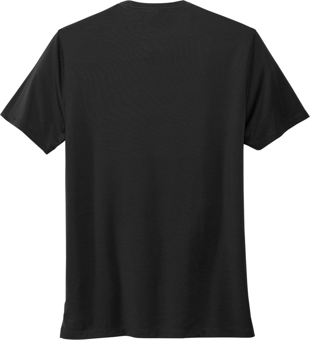 Rear View of DeepBlack Mercer+Mettle Stretch Jersey Crew MM1016