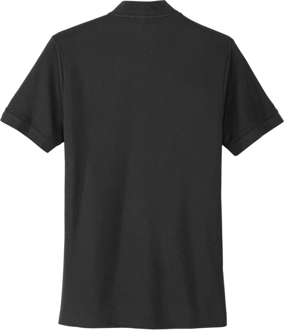 Front View of DeepBlack Mercer+Mettle Stretch Pique Henley MM1008