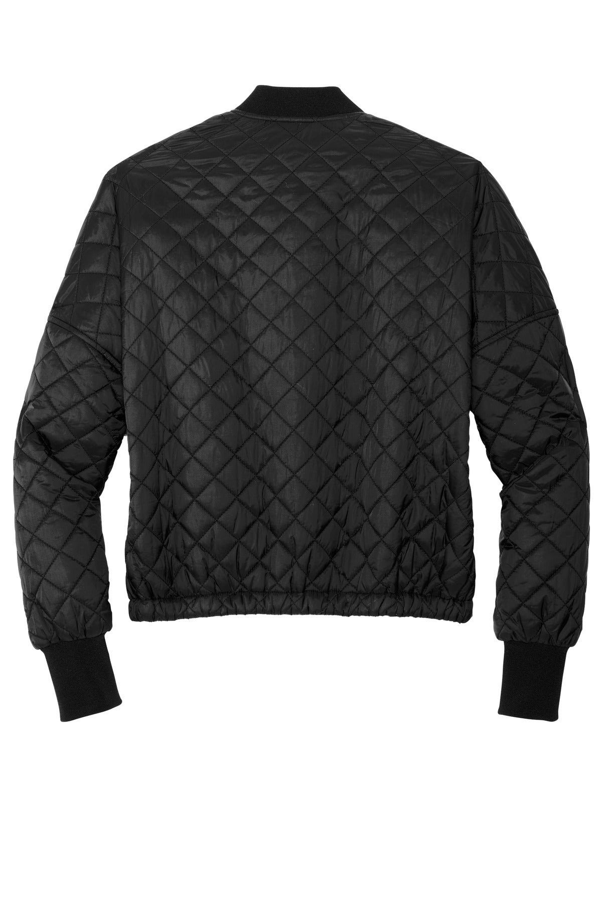 Rear View of DeepBlack Mercer+Mettle Women's Boxy Quilted Jacket MM7201