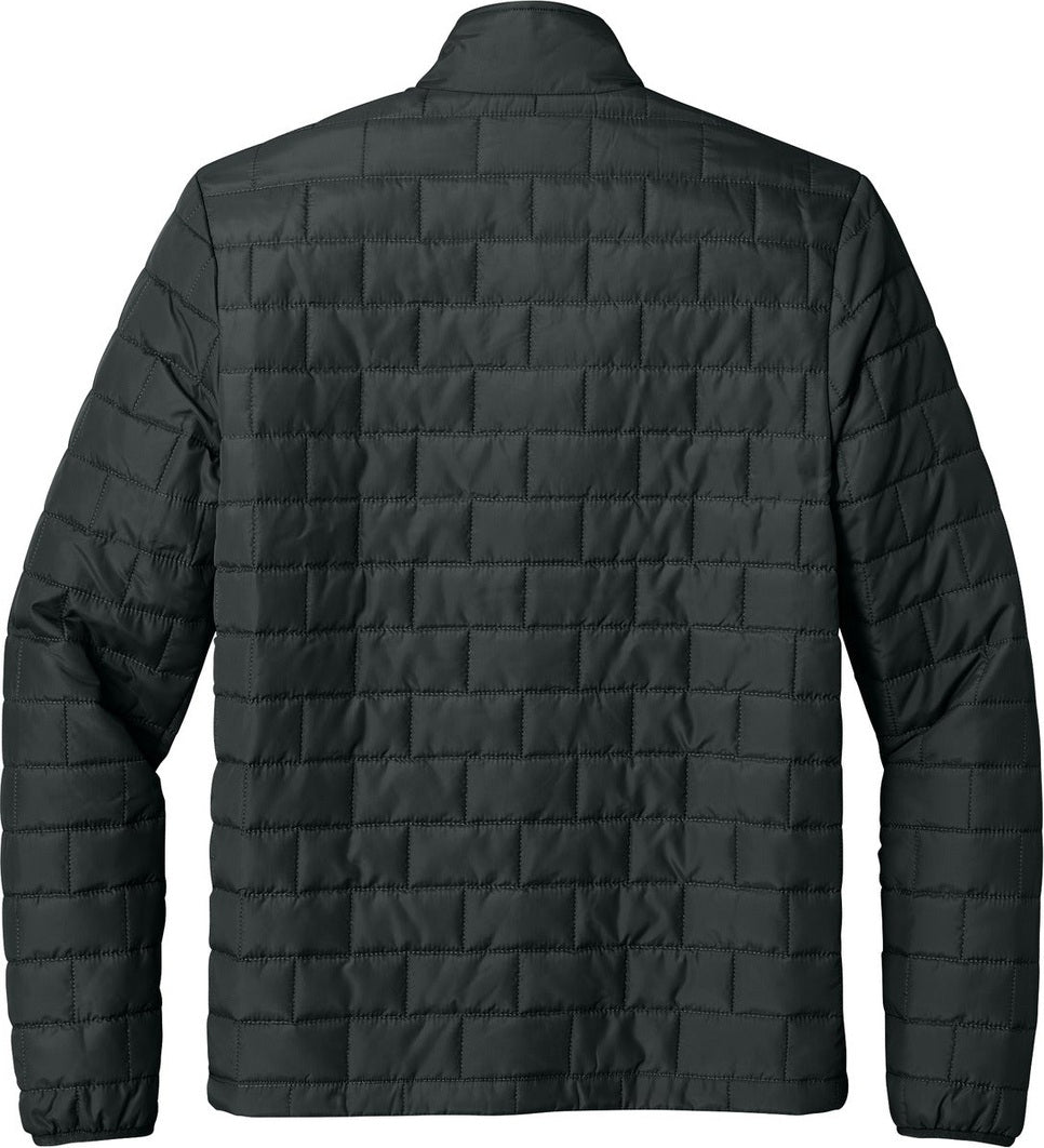 Rear View of DeepBlack Port Authority C-FREE Brick Jacket J854