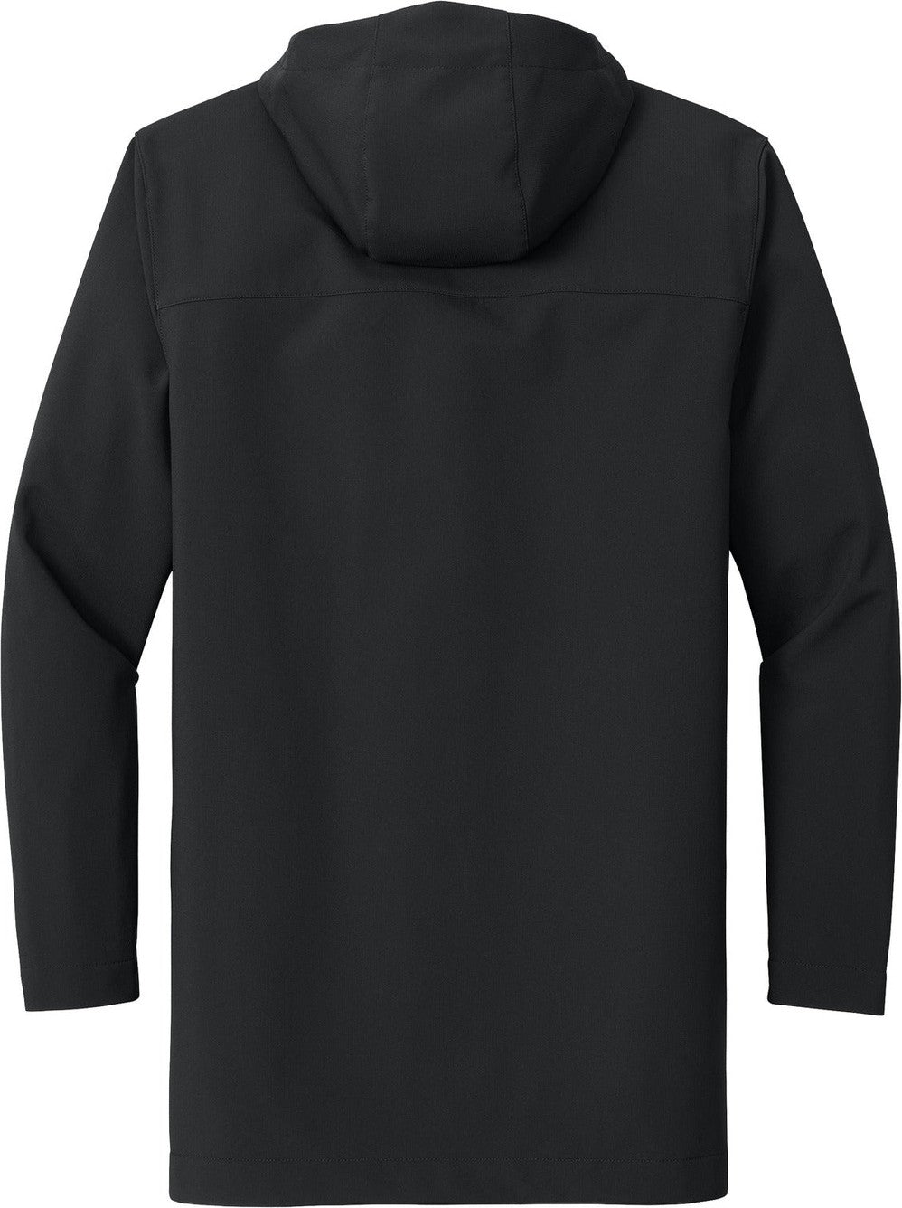 Front View of DeepBlack Port Authority Collective Outer Soft Shell Parka J919