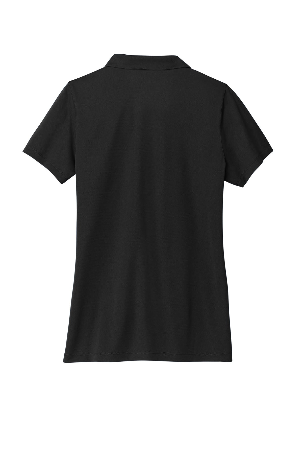 Front View of DeepBlack Port Authority Women's C-FREE Performance Polo LK863