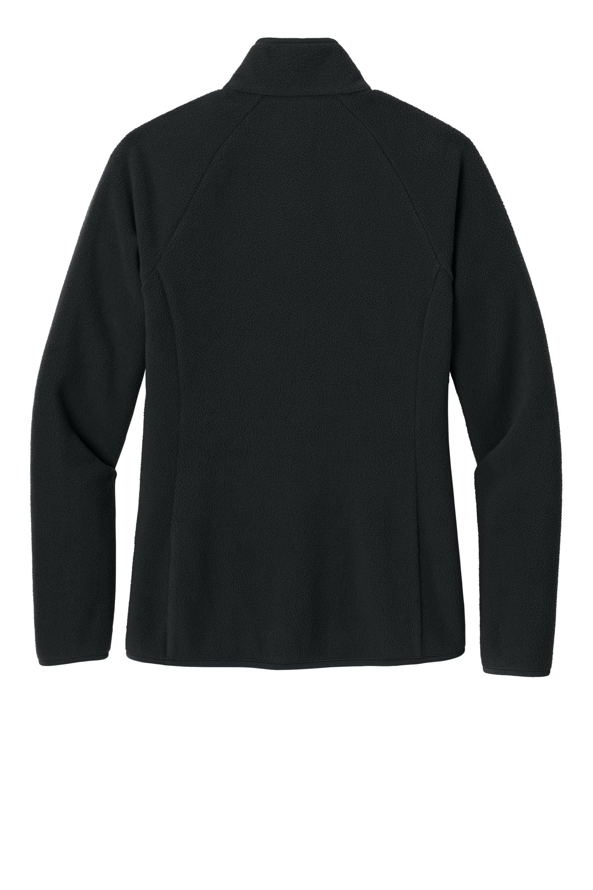 Front View of DeepBlack Port Authority Women's C-FREE Raglan Fleece L700