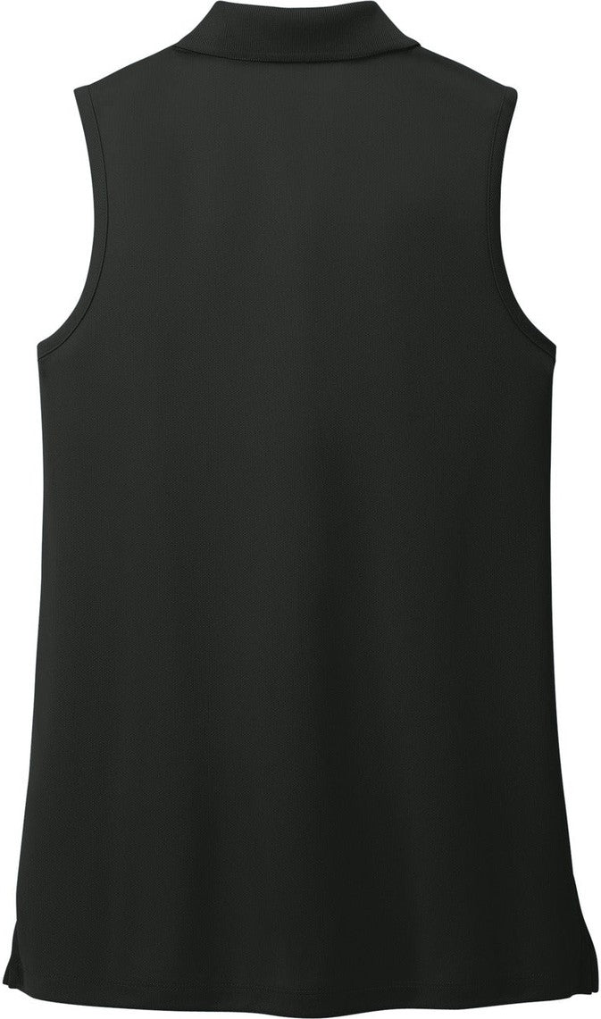 DeepBlack Port Authority Women's Dry Zone UV Micro-Mesh Sleeveless Polo LK110SV