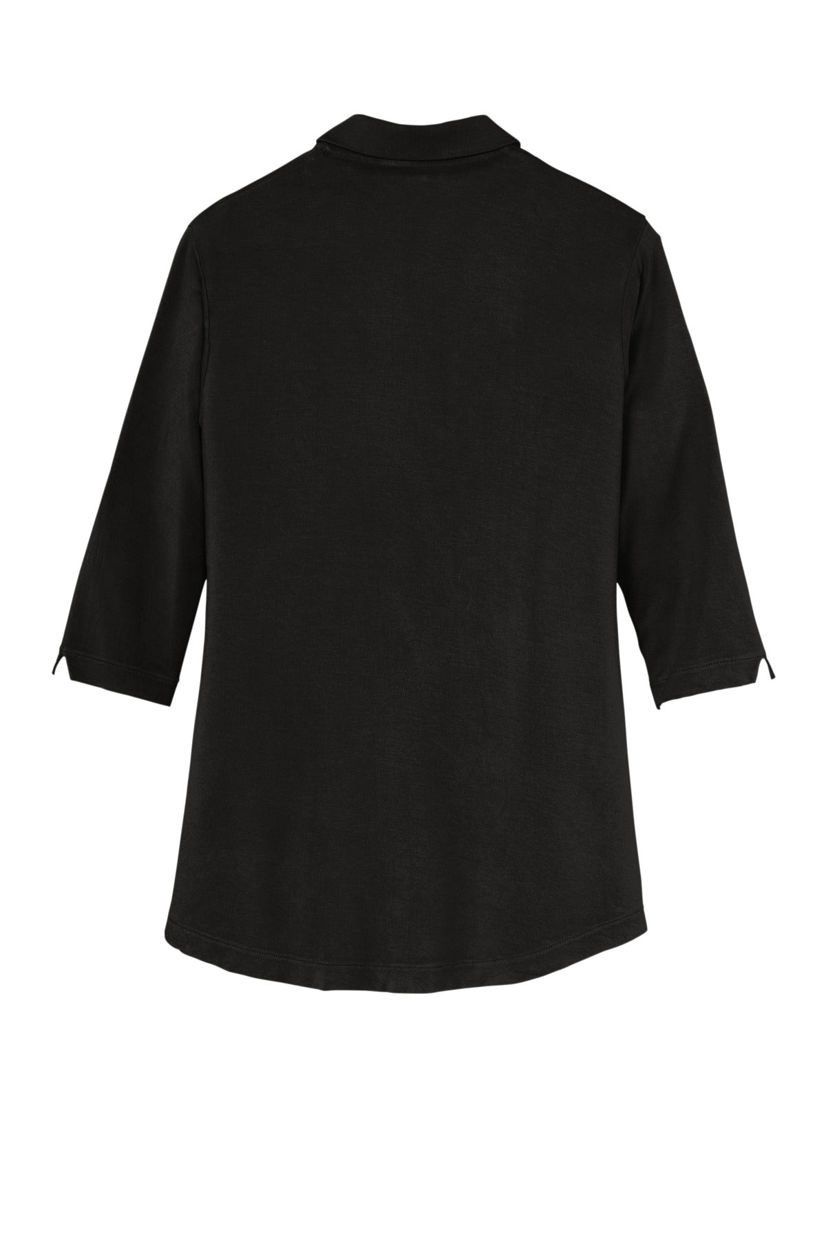 Rear View of DeepBlack Port Authority Women's Luxe Knit Tunic. LK5601
