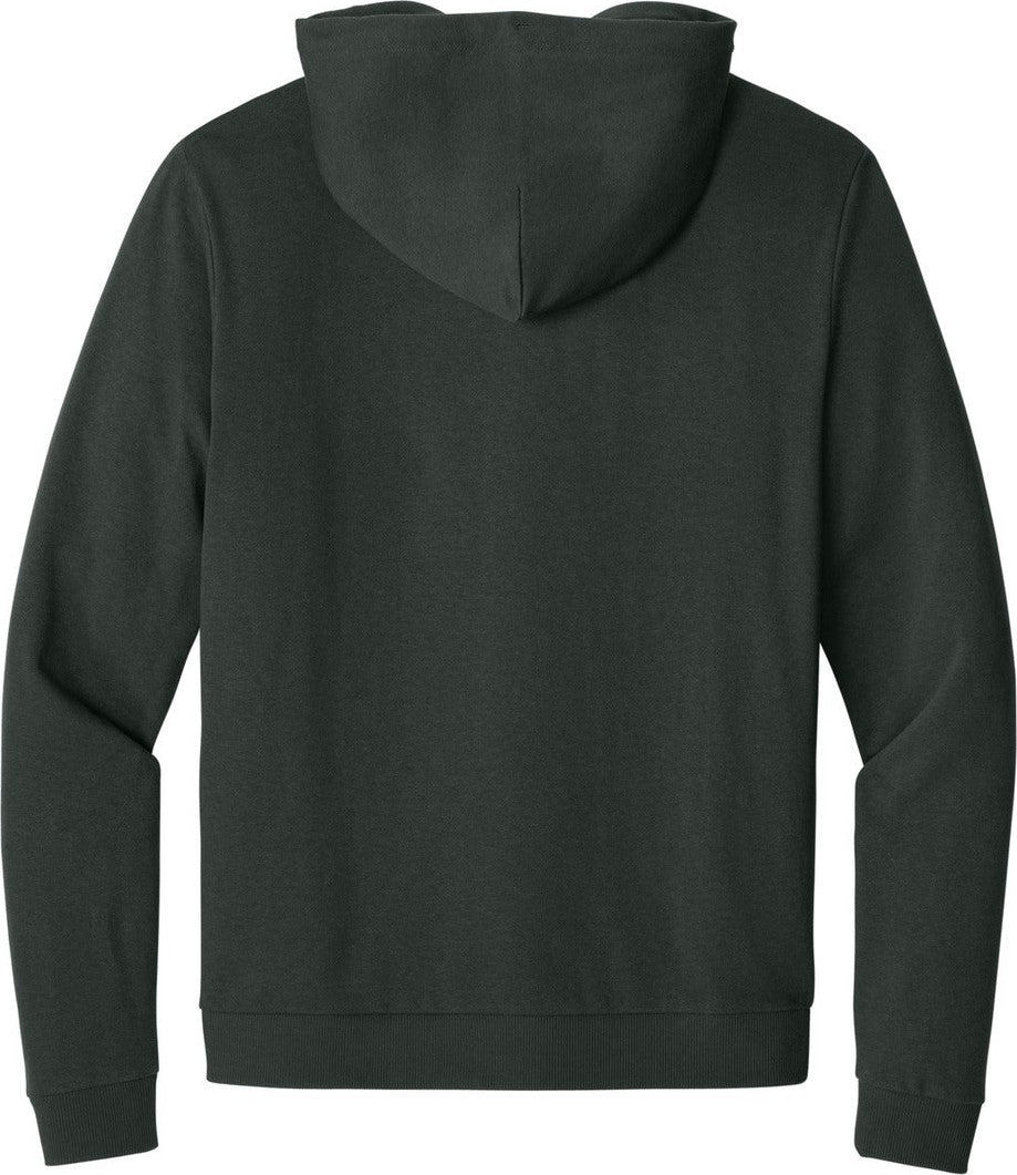 Rear View of DeepestGry District Perfect Tri Fleece Full-Zip Hoodie DT1302