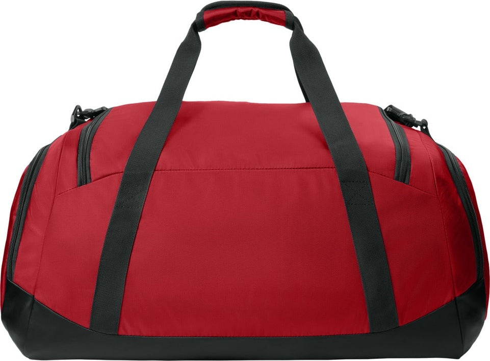 Front View of DeepRed Sport-Tek Large Rec Duffel BST505