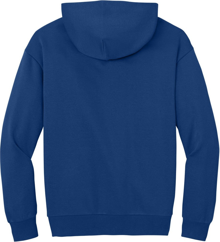 Rear View of DeepRoyal District V.I.T. Heavyweight Fleece Hoodie DT6150