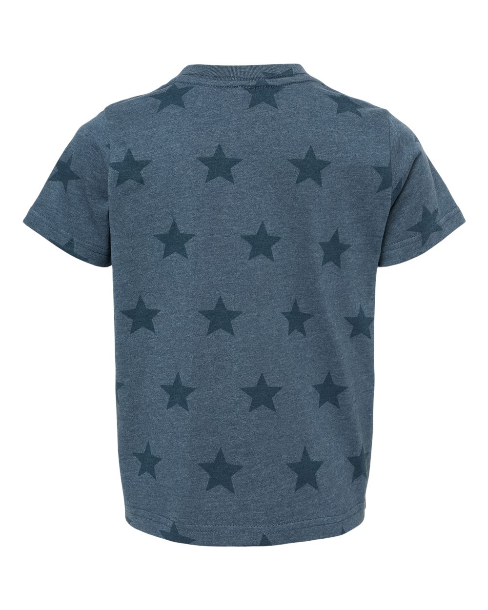 Front View of Denim Star Toddler Star Print Tee - 3029