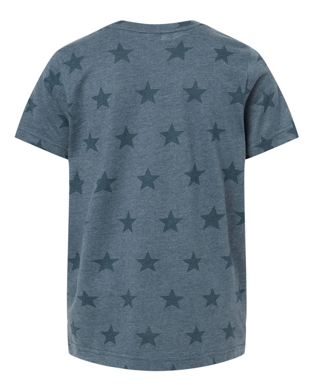 Front View of Denim Star Youth Star Print Tee - 2229