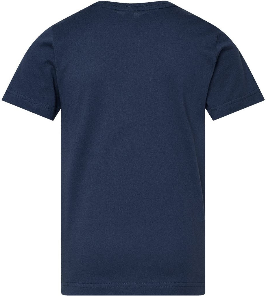 Rear View of Denim Youth Fine Jersey Tee - 6101