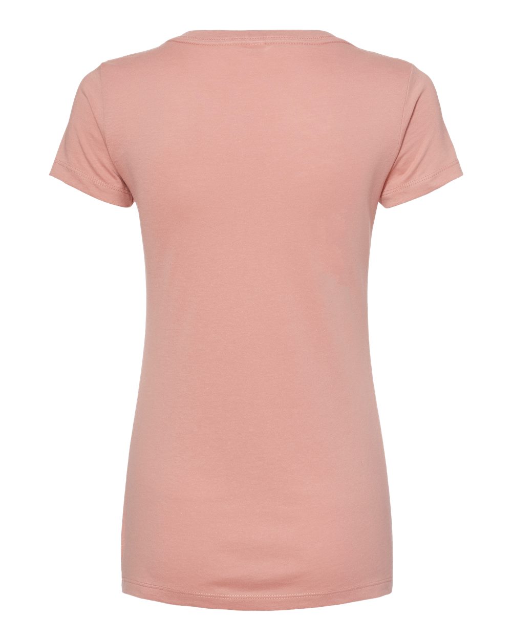 Front View of Desert Pink Women's Ideal V-Neck T-Shirt - 1540